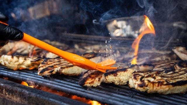 Wils Grill Meat on BBQ