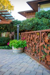 Walkway entrance to Lantern Light Inn and Wedding Gardens in Sedona